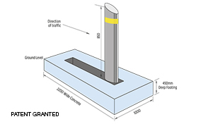 Slimline Rising Bollard