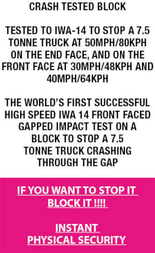 IWA 14 Crash Block Surface Mount from Safetyflex